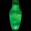 8 Oz. Light Up Clear Drinking Shaker w/ Green LEDs